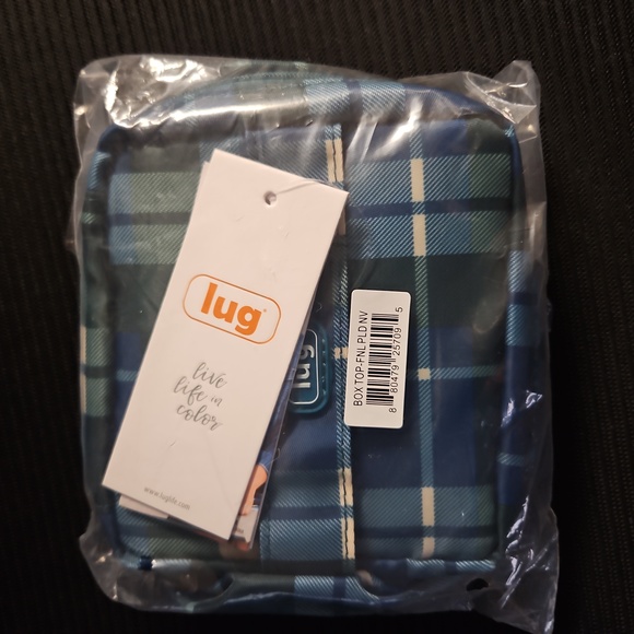 Lug Box Top Flannel Plaid storage - Picture 5 of 5